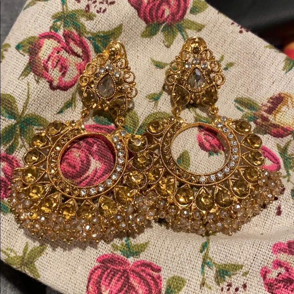Pakistani/ indian jumki earrings